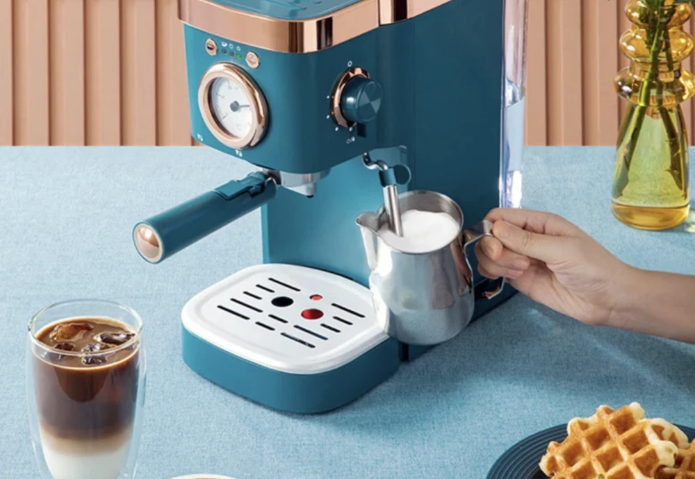 coffee and espresso machine with frother